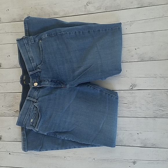 Lee Regular Fit Bootcut Mid Rise Flex Motion womens size 16 Petite jeans - Picture 6 of 8